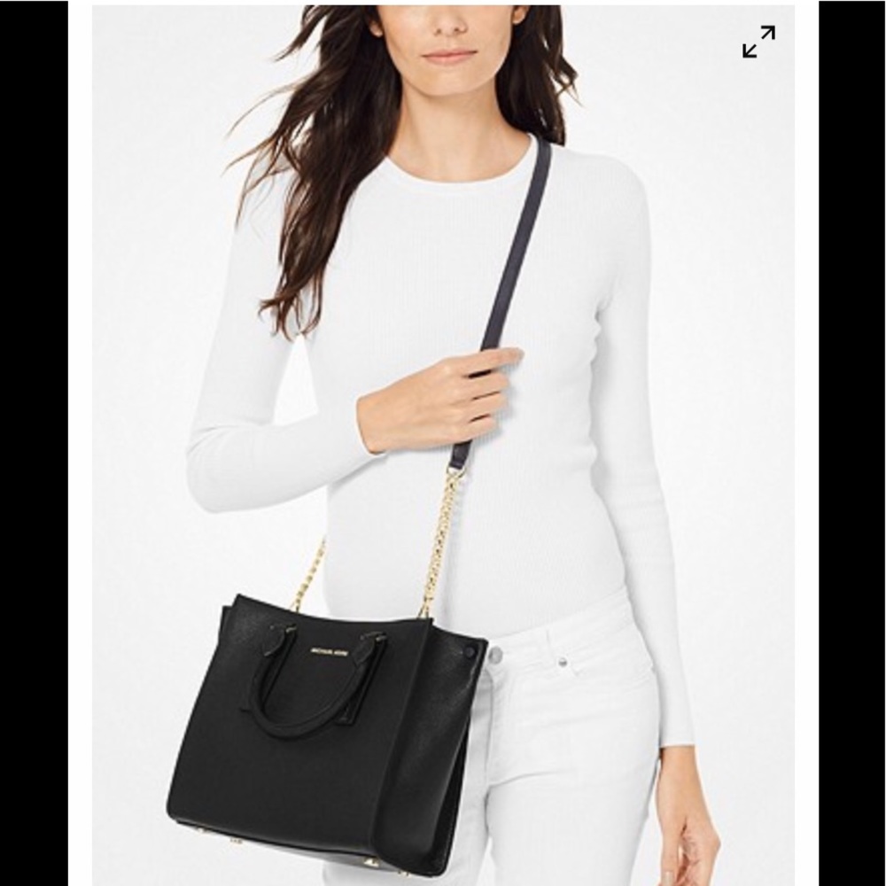 Micheal Kors Alessa satchel pebble leather - Picture 2 of 9